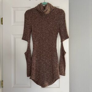 Brown Sweater Dress